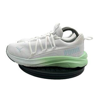 Puma Soft Stride One4All Running shoes white/green Womens Sneakers Size 8.5